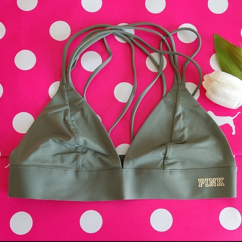 Size M 🌺PINK VICTORIA'S SECRET BRALETTE.nwt - Picture 1 of 6